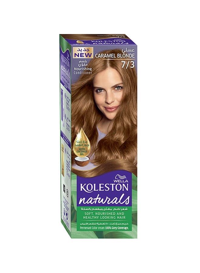 Koleston Naturals 7/3 Caramel Blonde Silky Shine Hair Color - Image 1