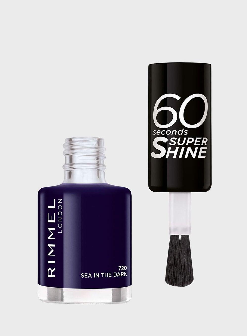 Rimmel Sea In The Dark Super Shine Nail Polish, 8ml - Image 1