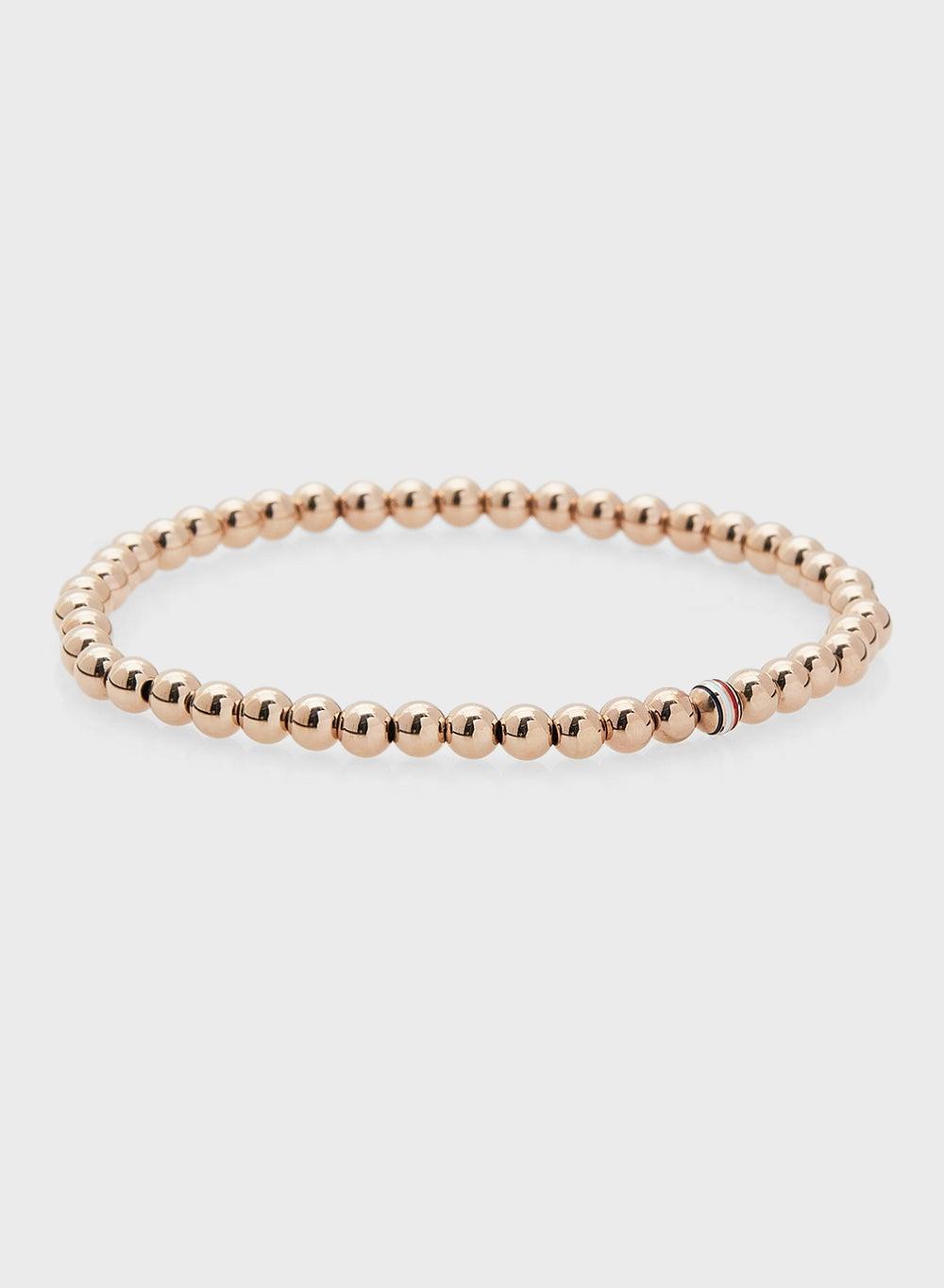 TOMMY HILFIGER Rose Gold Metal Beads Bracelet for Women - Image 1