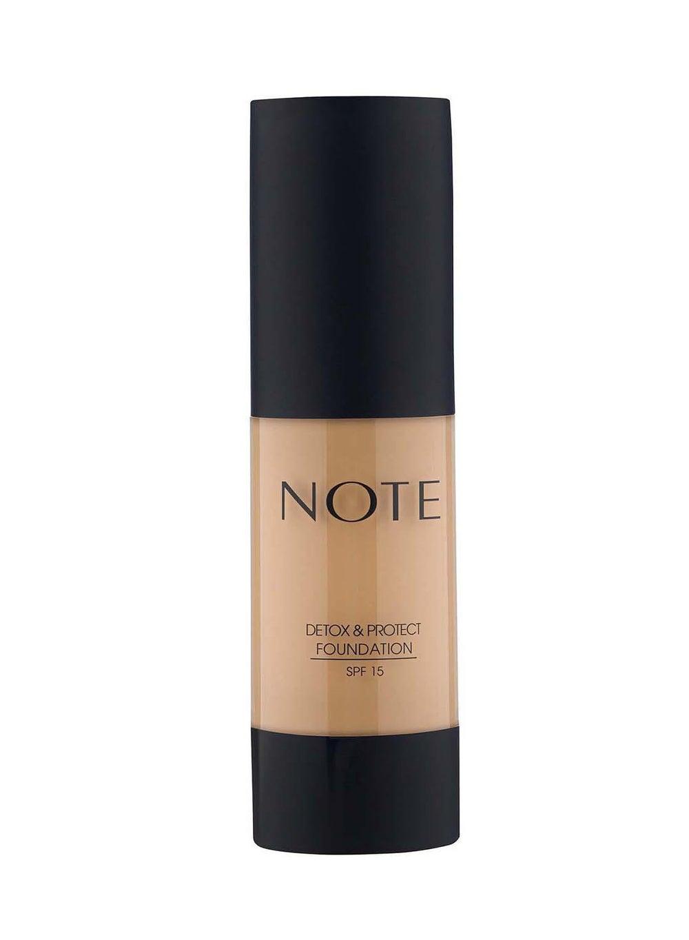 Note Detox Foundation 03 Medium Beige - Silky Satin Finish - Image 1