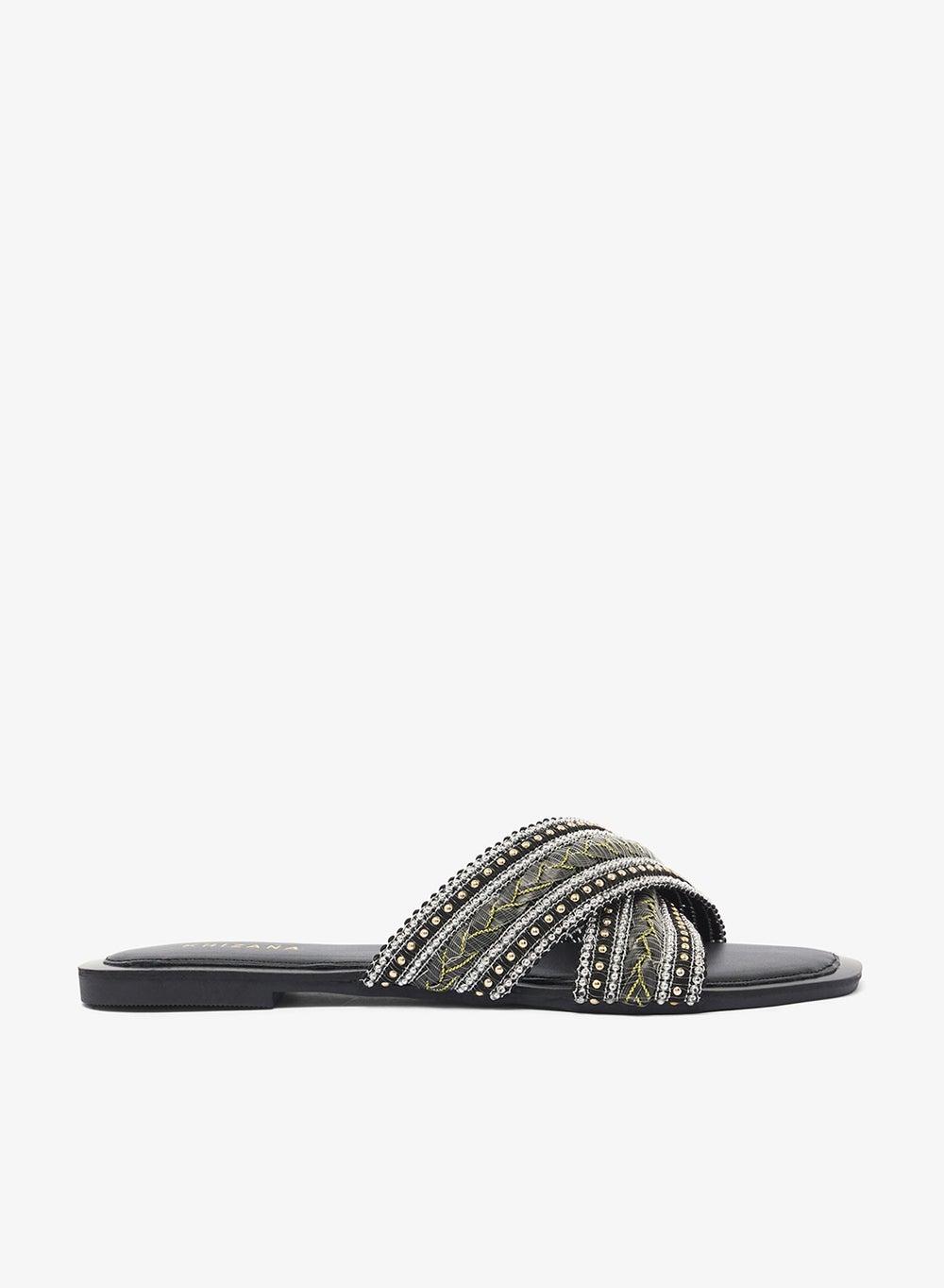 Chic Vhlx25052248 Black Flat Sandals for Women - Image 1