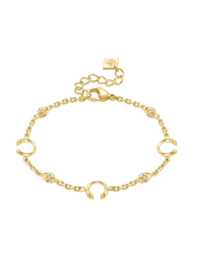CERRUTI 1881 Alessia Gold-Plated Charm Bracelet for Women - Image 1