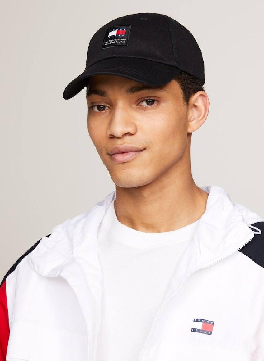 TOMMY JEANS Modern Patch Organic Cotton Baseball Cap - Image 1