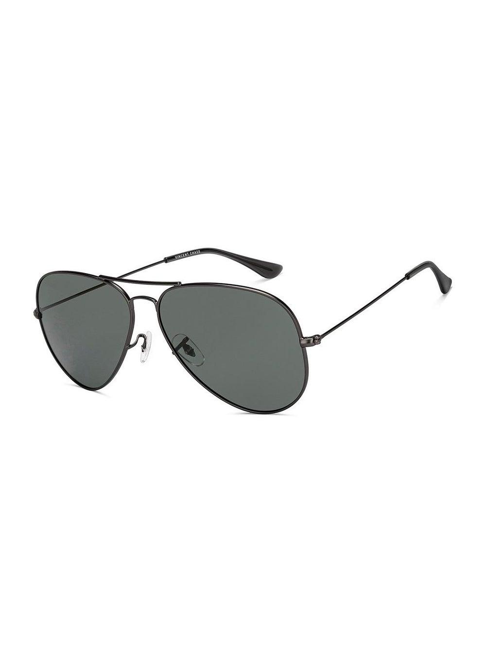 VINCENT CHASE VC S16180 Unisex Polarized Aviator Sunglasses - Image 1