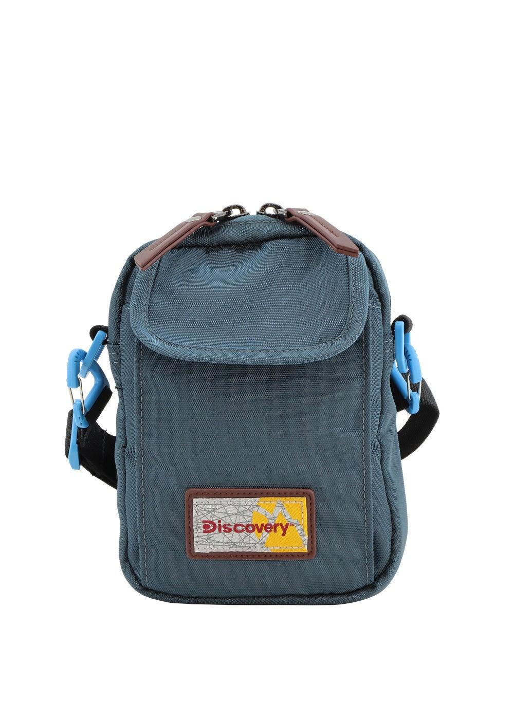 Discovery ICON Steel Blue Utility Casual Bag with RFID Security - Image 1