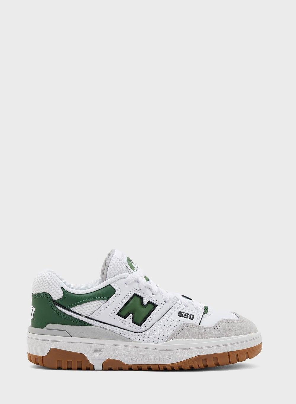 New Balance BB550 Youth: Classic Grey Lifestyle Sneakers - Image 1