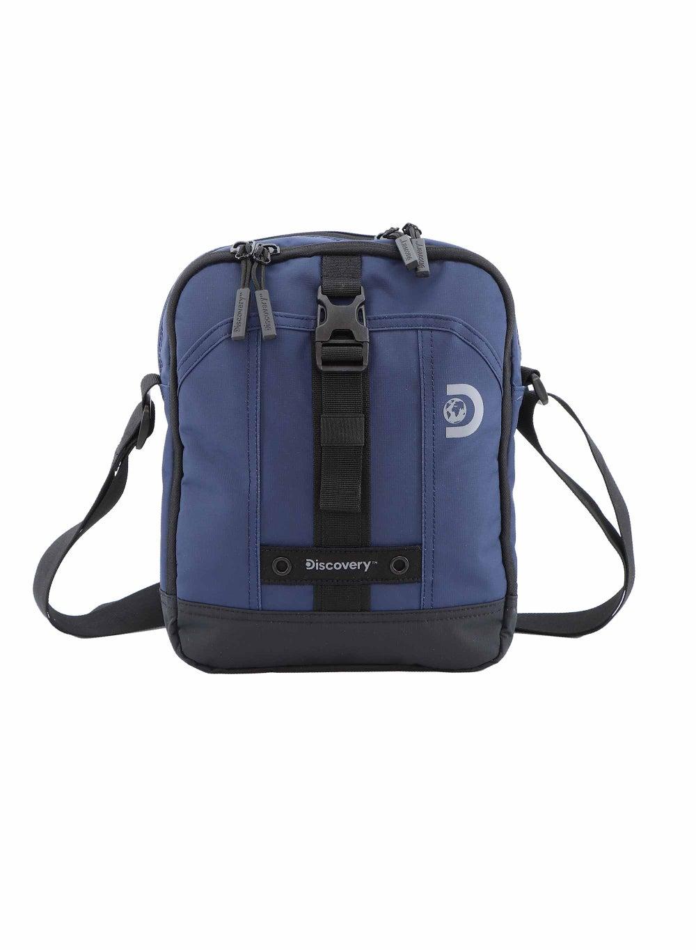 Discovery Shield RPET Navy Tablet Utility Bag – Eco-Friendly Organizer - Image 1