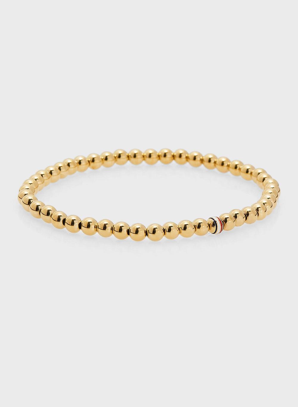 TOMMY HILFIGER Elegant Silver-Tone Bead Bracelet for Women - Image 1