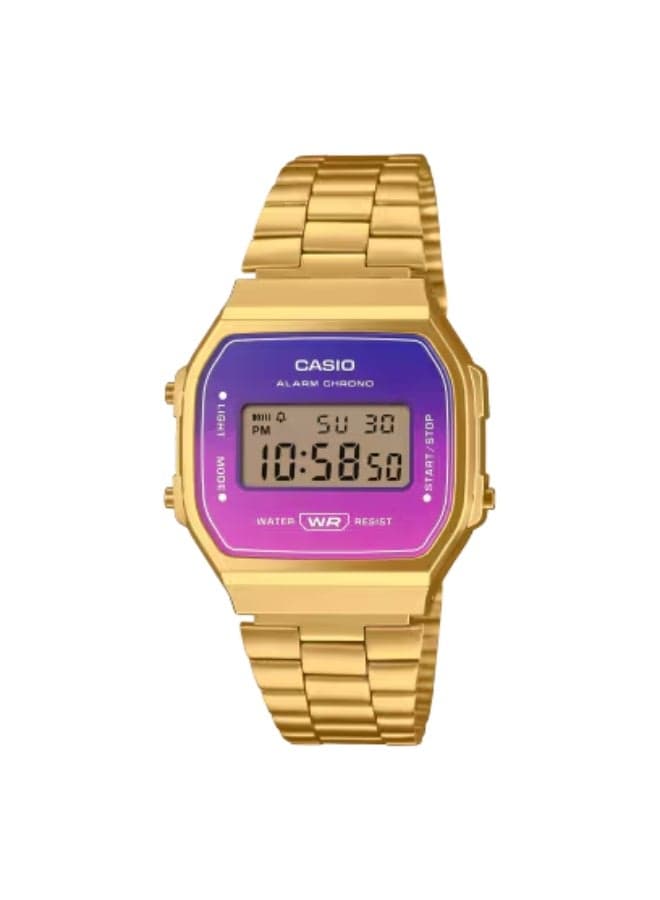 CASIO A168WERG-2ADF Elegant Gold Digital Watch - 36.3mm - Image 1