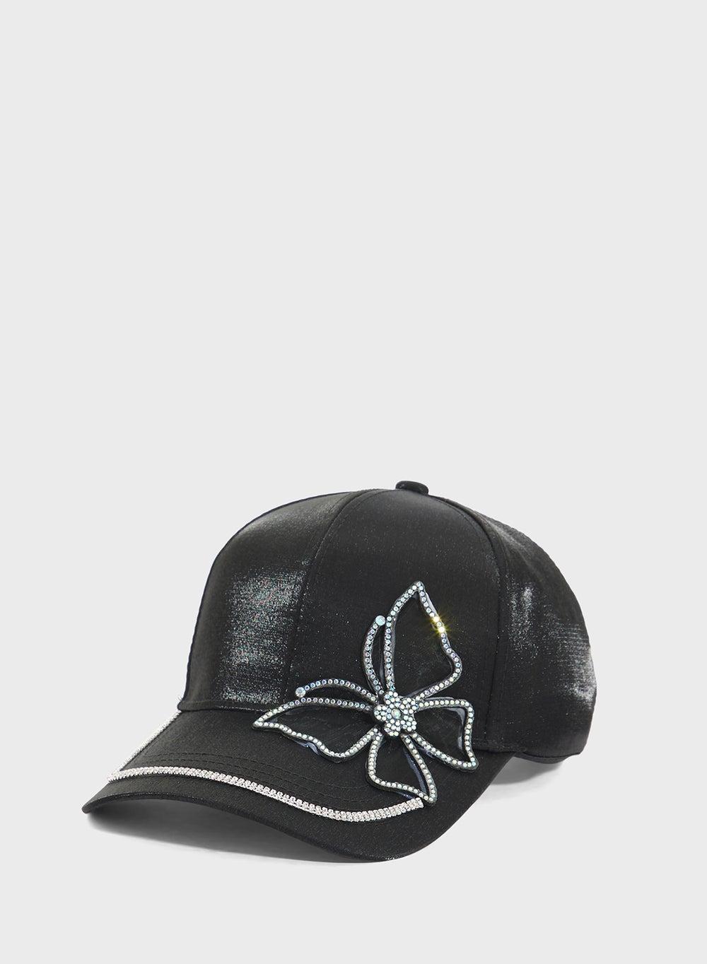 Ginger Embellished Butterfly Curve Peak Women's Cap - Image 1