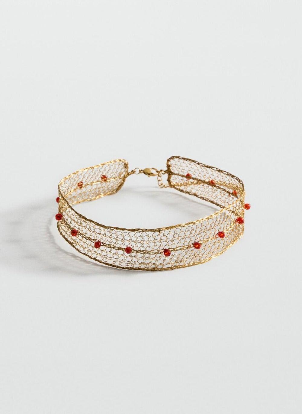 MANGO Crystal Elegance Choker – Timeless Accessory - Image 1