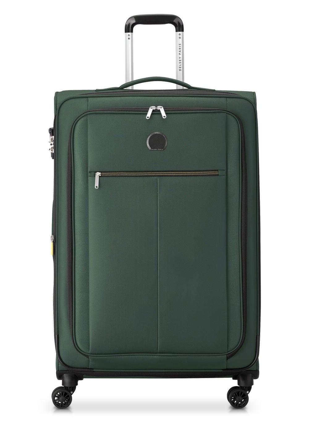 DELSEY Paris Pin Up 6 Green 78cm Expandable Softcase Trolley - Image 1