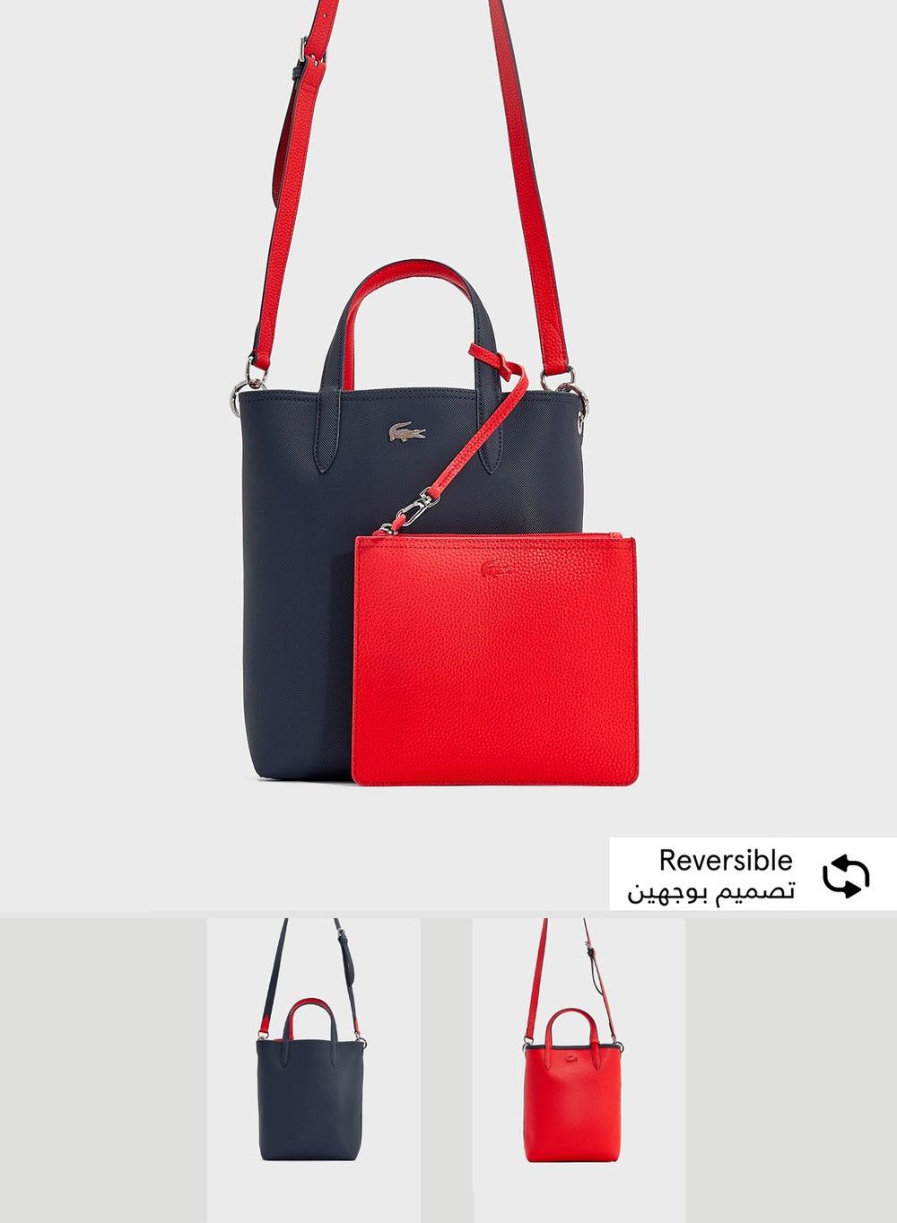 LACOSTE Anna Reversible Two-Tone Tote Bag for Women - Image 1