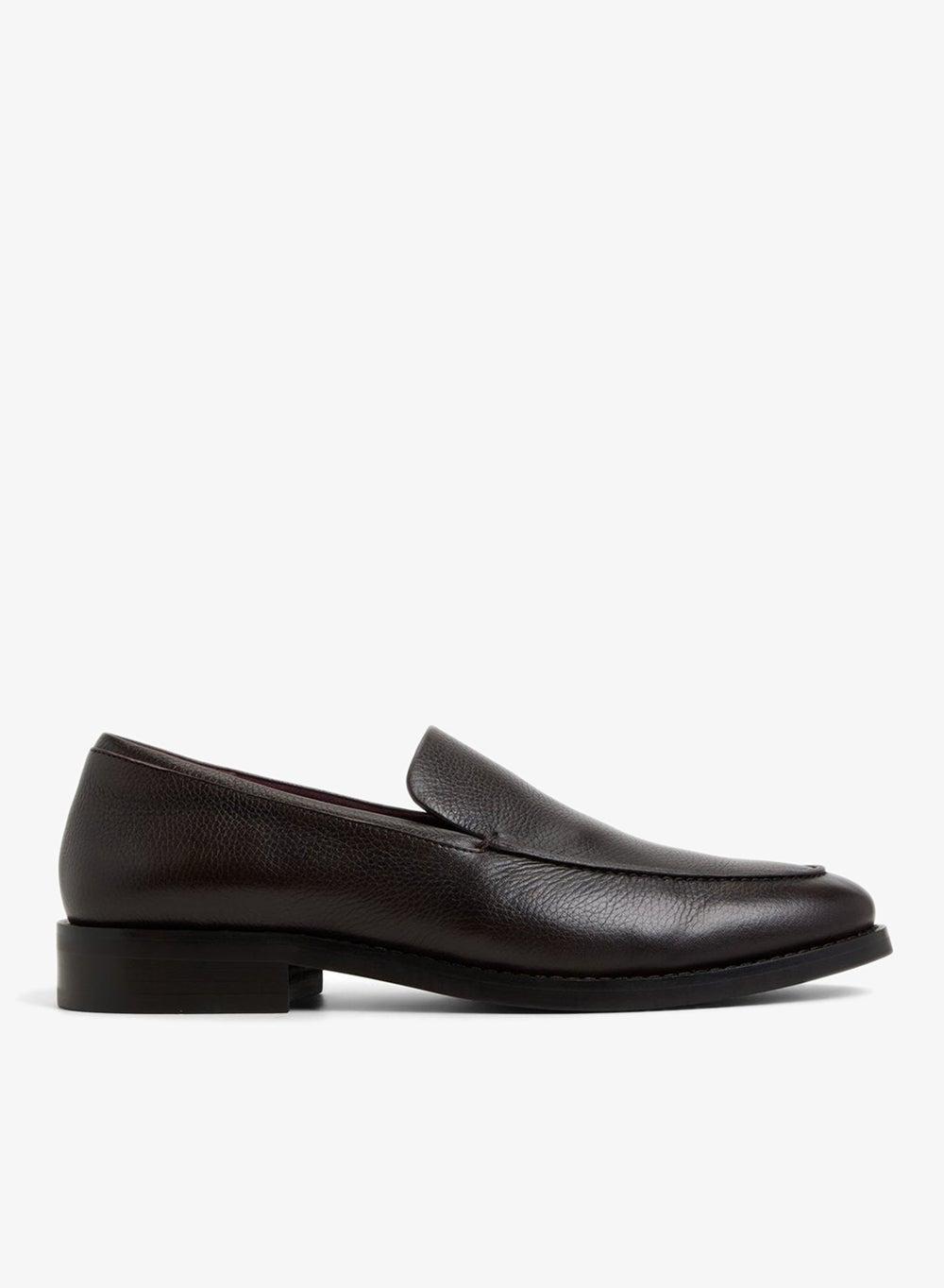 Fabio Classic Loafers: Dark Brown Elegance - Image 1