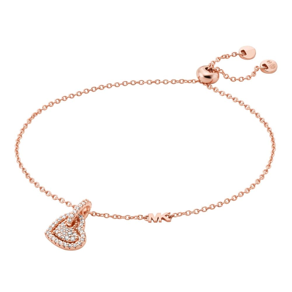 Michael Kors Kors Love Rose Gold Heart Bracelet - Image 1