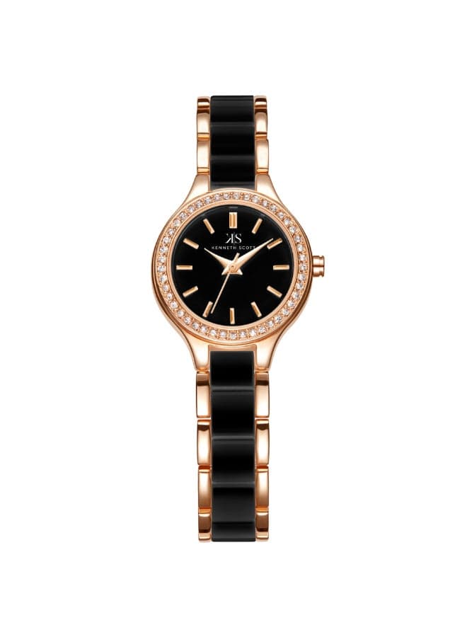 KENNETH SCOTT K23509-KCBB Elegant Women's Analog Watch - 26mm - Image 1