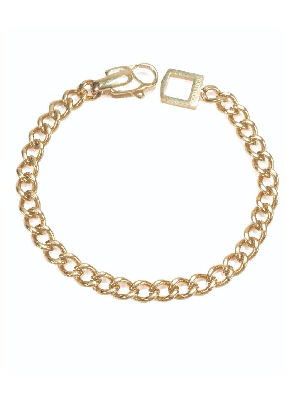 AMICA Chunky 'Good Luck' Bracelet: A Modern Statement - Image 1