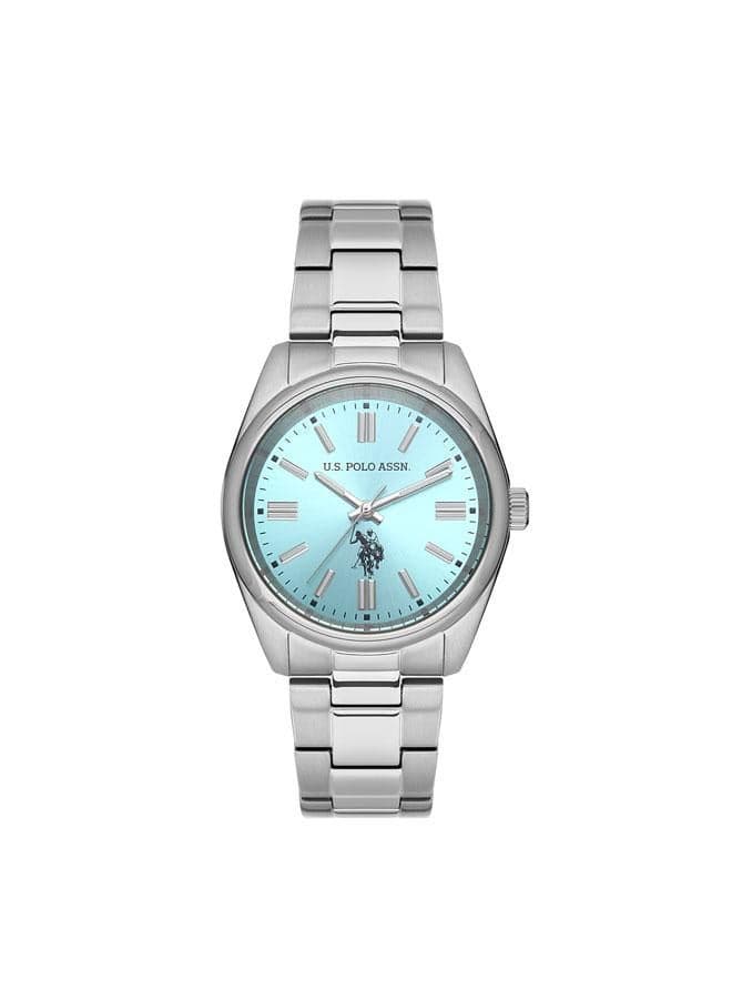 U.S. Polo Assn. Stile 34mm Ice Blue Women's Watch - Image 1