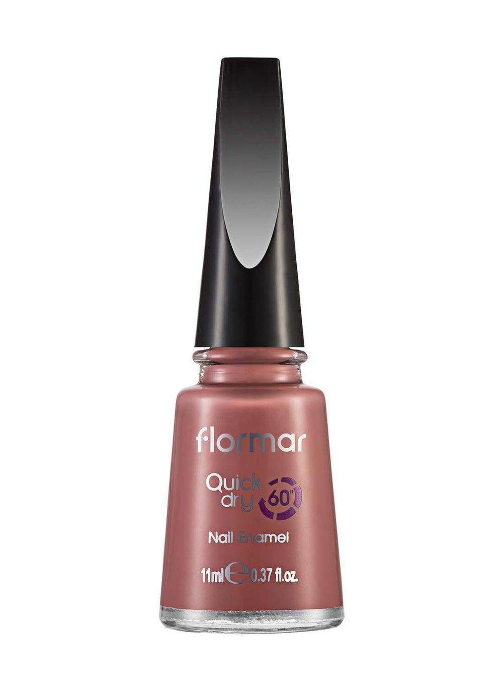 Flormar QD07 Cherry Desert Fast-Drying Nail Polish - Image 1