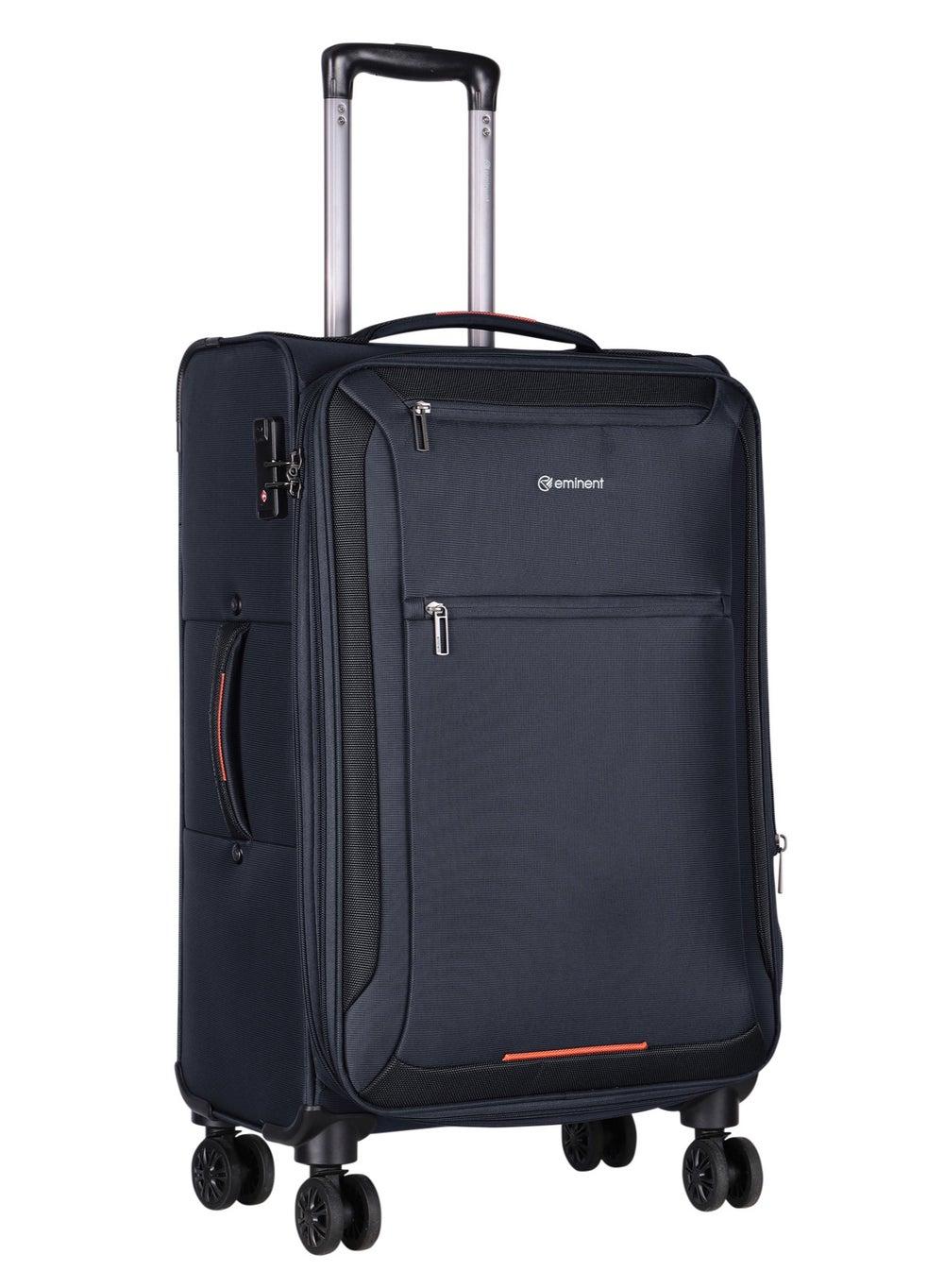 Eminent 24 Polyester Lightweight Expandable Medium Trolley E751 Black - Image 1