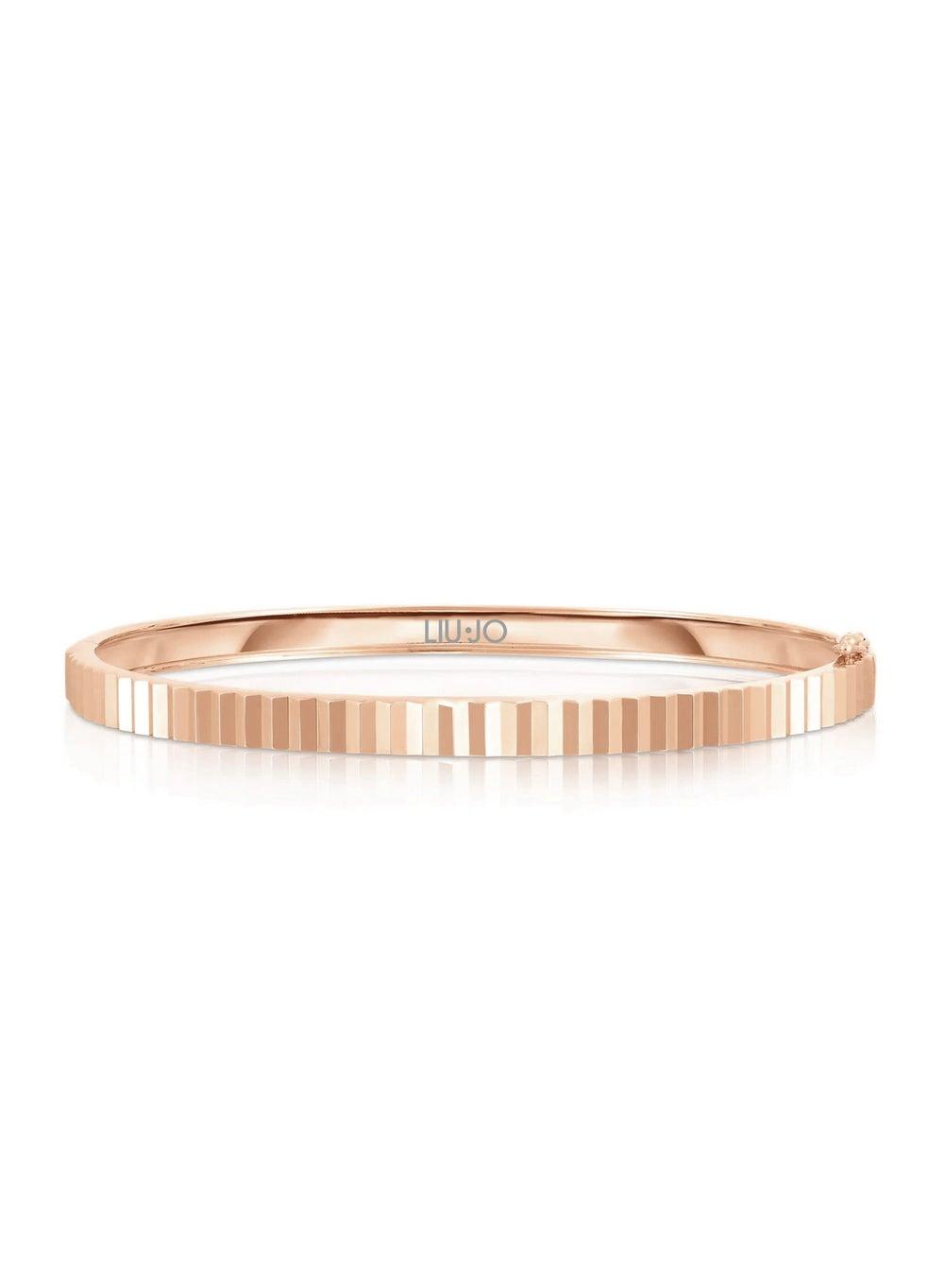 Liu Jo Grace Rosegold Bangle - LJ2395 | Elegant Women's Accessory - Image 1