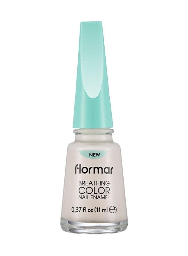 Flormar 002 Milk Foam - Lush Breathable Nail Enamel - Image 1