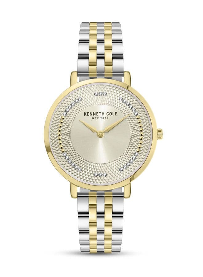 Kenneth Cole Elegance 34mm Two-tone Women’s Watch - Image 1