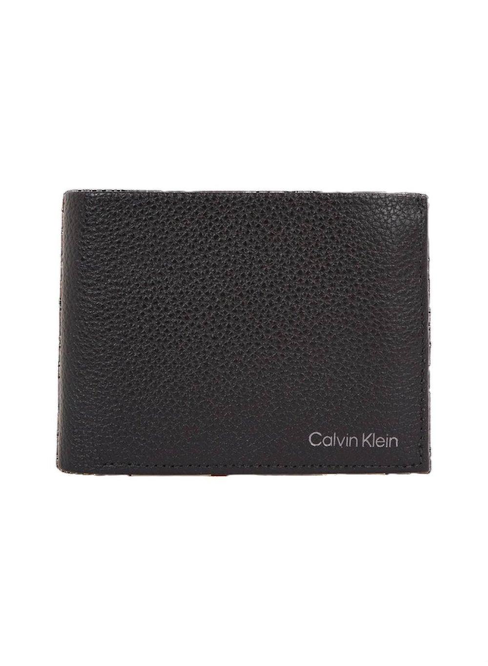 CALVIN KLEIN Leather RFID Trifold Wallet: Sleek Security - Image 1