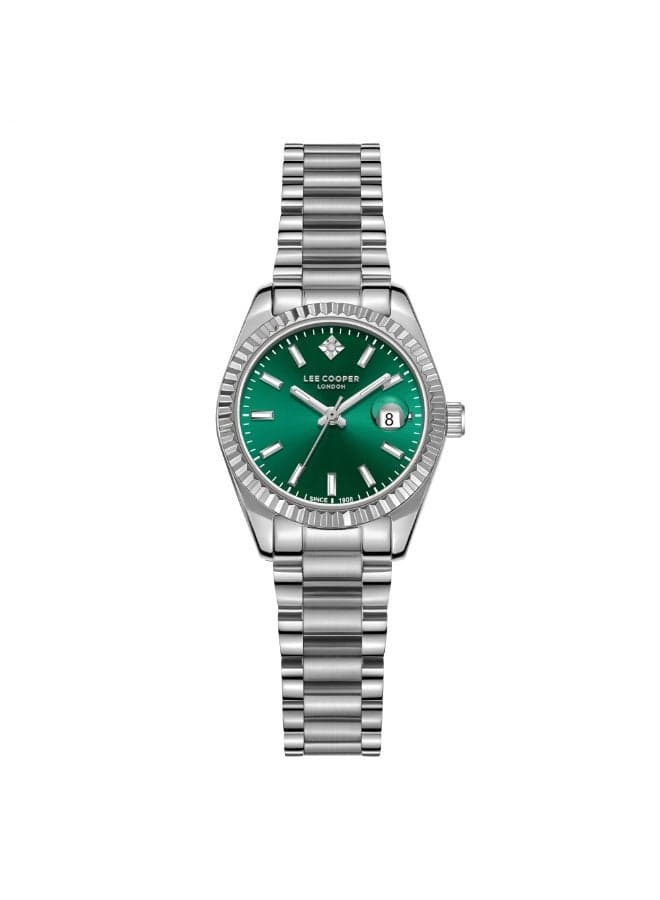 Lee Cooper Elegance LC08126.370 Women's 28mm Silver Analog Watch - Image 1