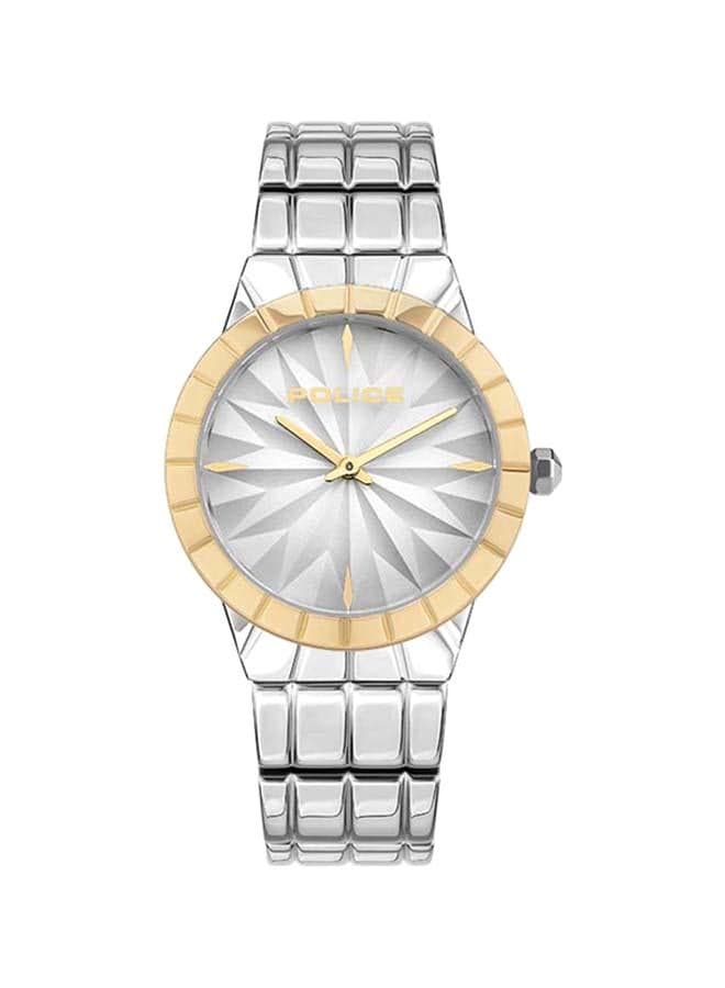 POLICE Shirowa 33mm Silver Stainless Steel Women's Watch - Image 1