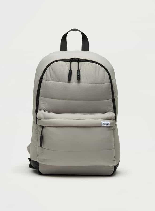 Elegant STARTER Quilted Women's Backpack with Zip Closure - Image 1