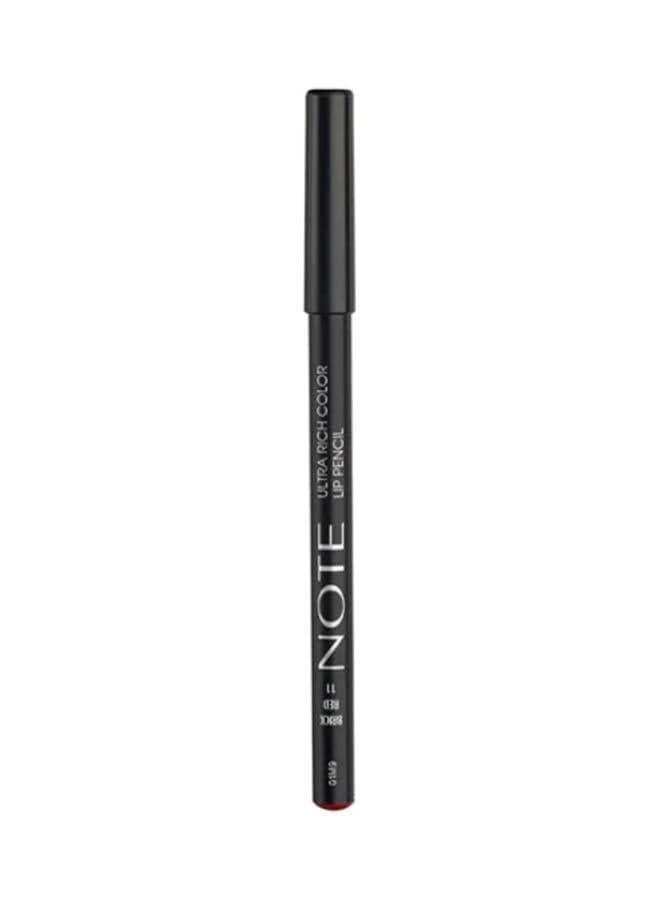 Note Ultra Rich Lip Pencil 11 - Brick Red - Image 1