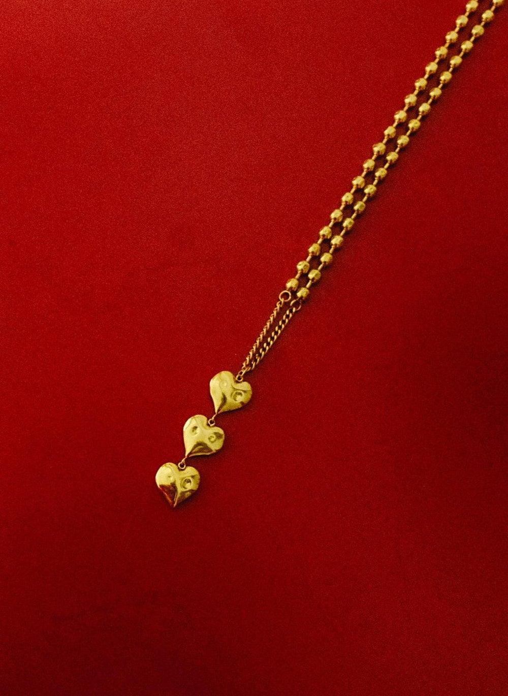 Noya 18K Gold Plated Esme Lariat Necklace - Elegance for Every Occasion - Image 1