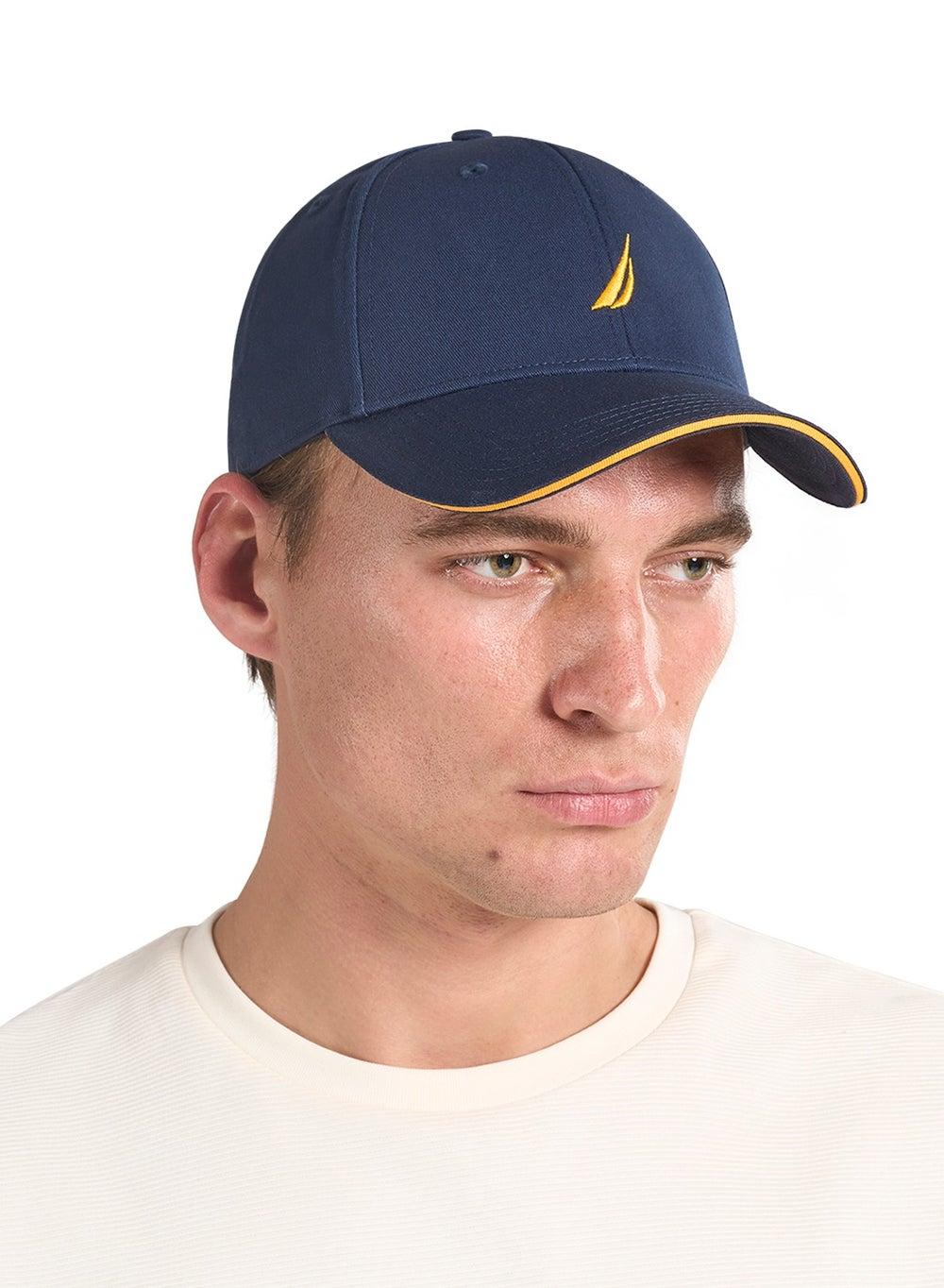 NAUTICA Navy Cap with 3D Embroidered Logo - Image 1