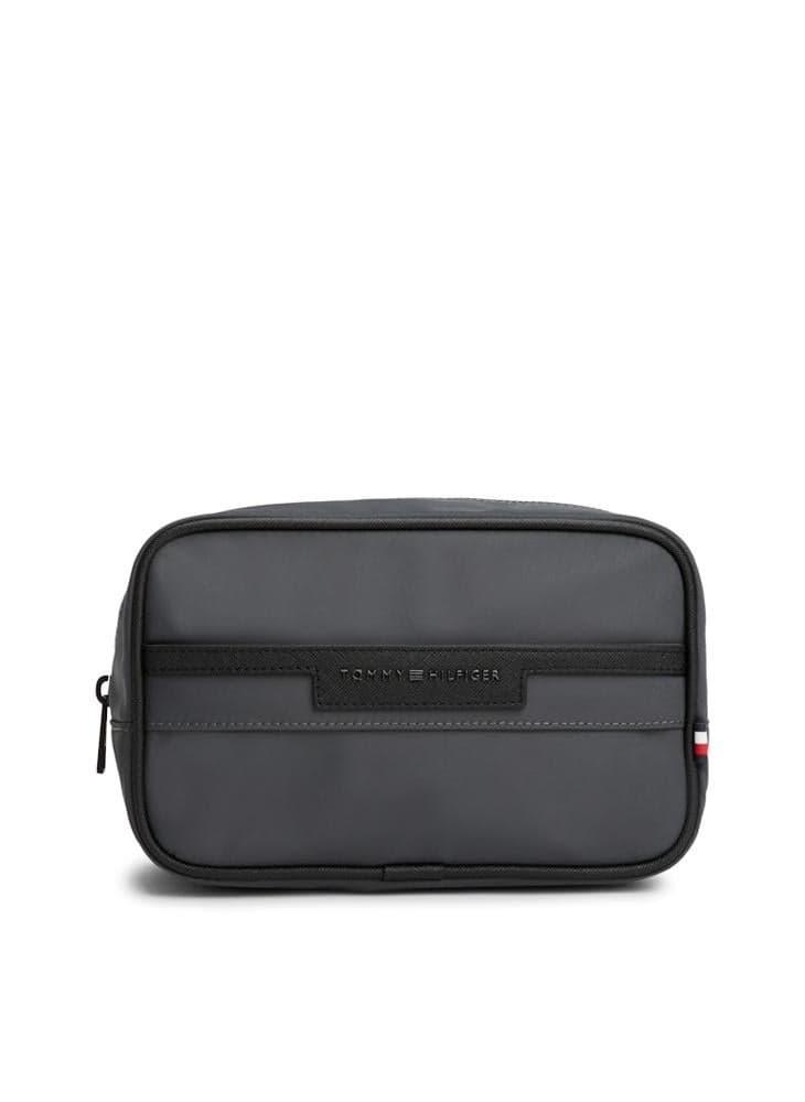 TOMMY HILFIGER Men's Casual Zip Through Toiletry Bag - Image 1