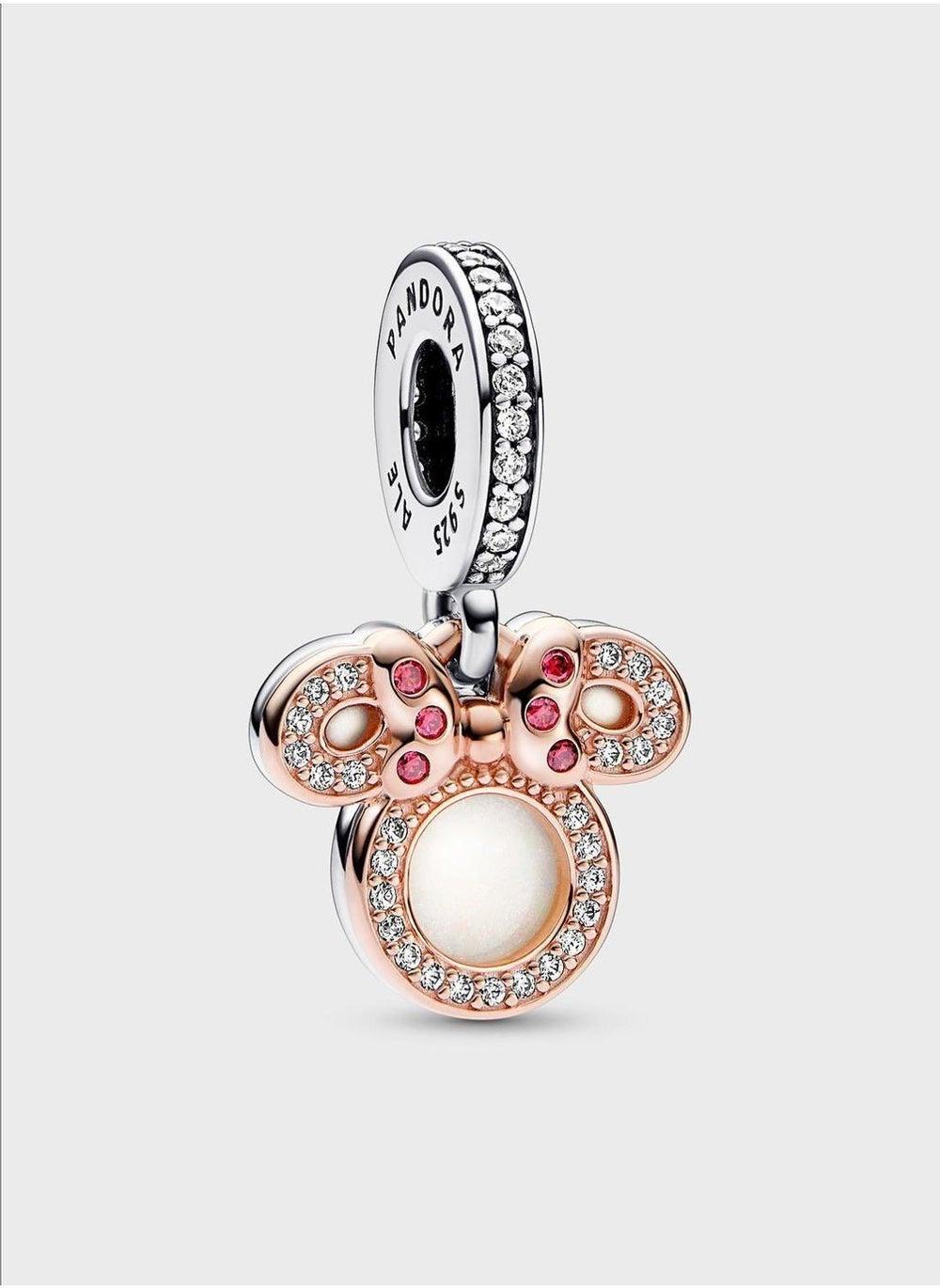 PANDORA Disney Minnie Charm Bracelet in Rose Gold & Sterling Silver - Image 1