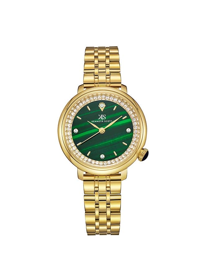 KENNETH SCOTT K23518-GBGH Women's Elegant Stainless Steel Watch - Image 1