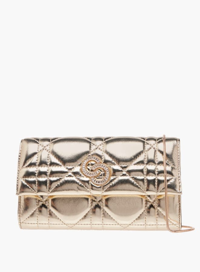 Celeste Quilted Elegance Crossbody Bag for Women - Image 1