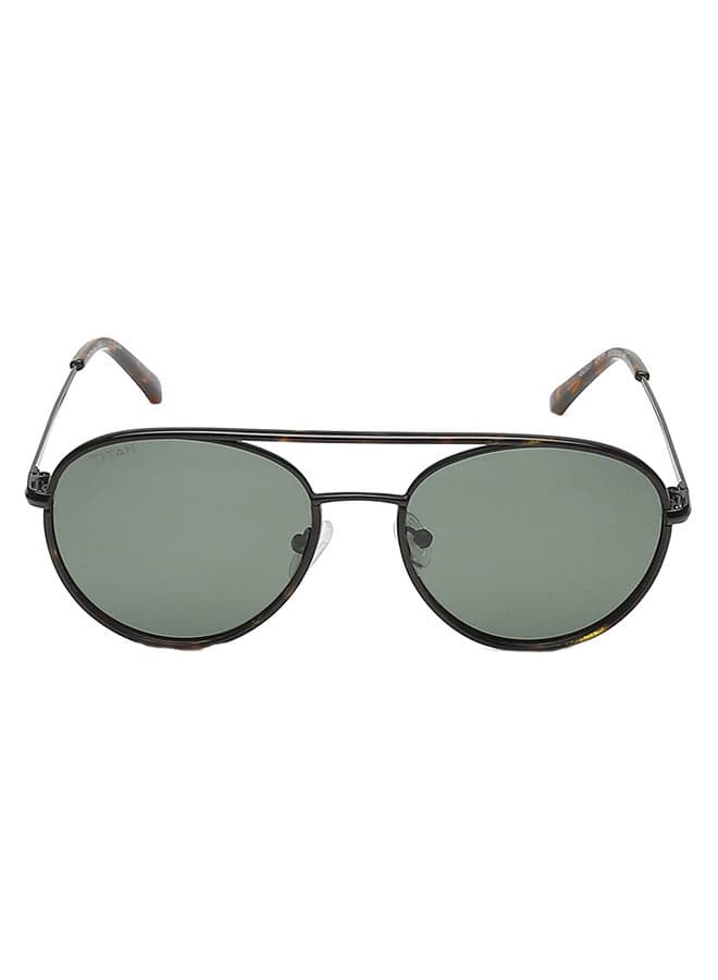 TITAN Black Round Classic Sunglasses for Men - Image 1