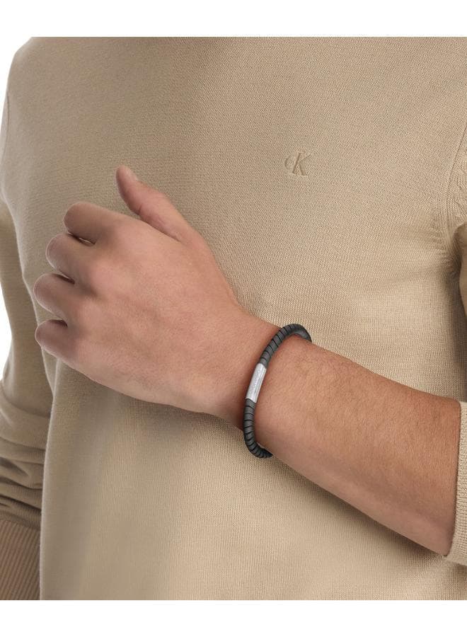 CALVIN KLEIN Men's Intuitive Connection Stainless Steel Bracelet - Image 1