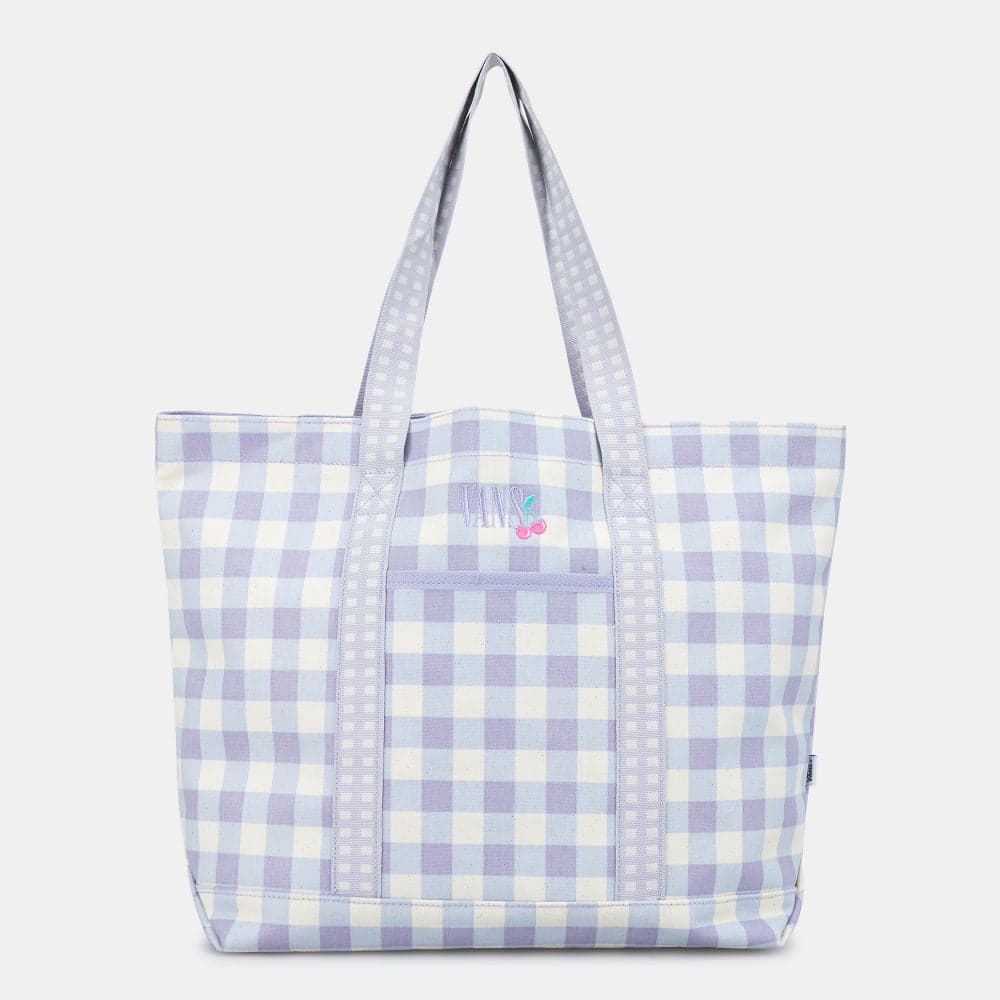 VANS Mixed Up Gingham Cherry-Logo Tote for Women - Image 1