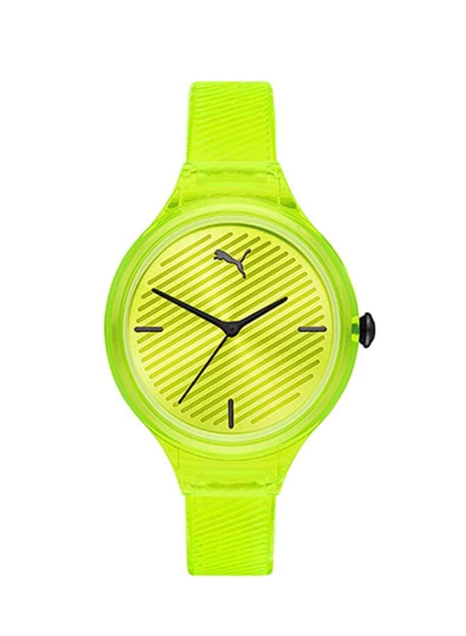 PUMA Yellow Contour 36mm: Chic Women's Quartz Watch - Image 1