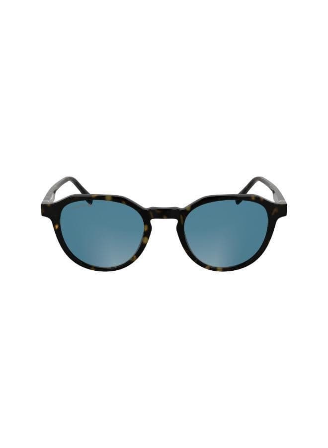 LACOSTE Men's Sleek Round Sunglasses - Timeless Elegance - Image 1