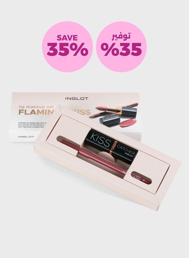 Flamingo Kiss Lip Ensemble - Luxury Beauty at 35% Off - Image 1