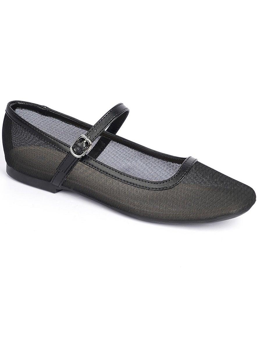 Elegant Black Lifestyle Ballerinas for Discerning Women - Image 1