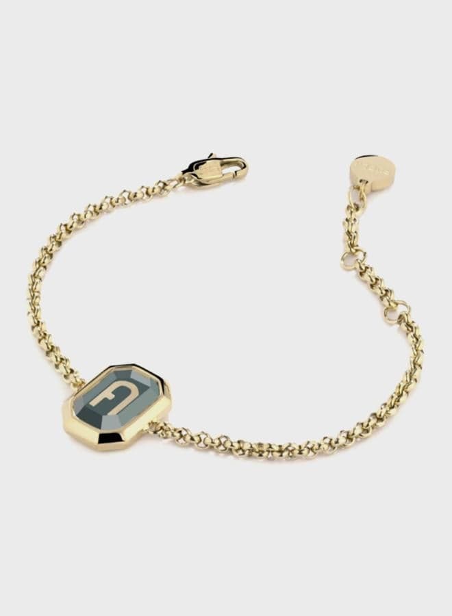 Furla Women's Luxe Octagonal Stainless Steel Bracelet - Image 1
