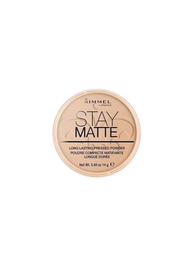 Rimmel Stay Matte Powder – 004 Sandstorm, 14g - Image 1