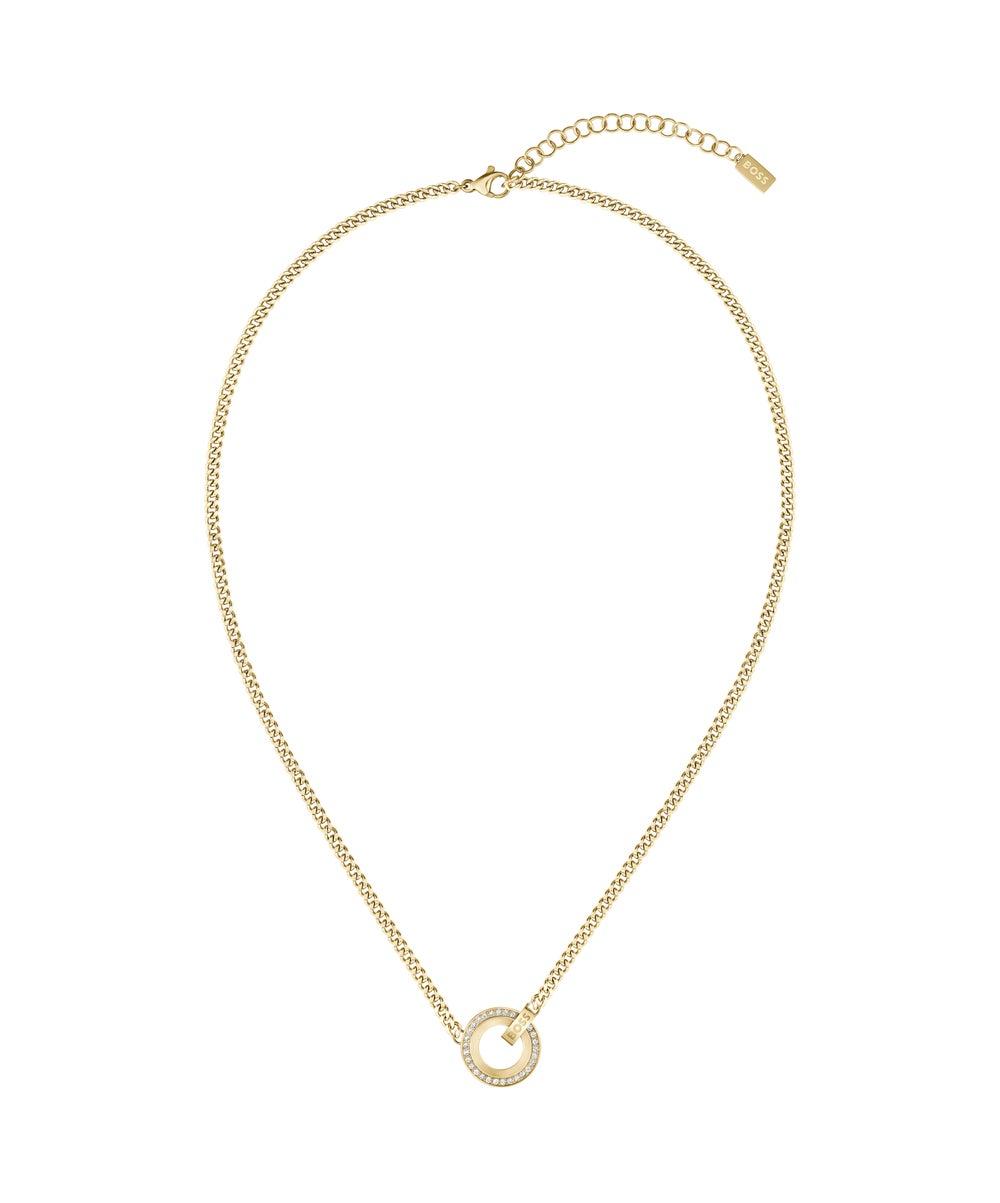 BOSS Iona Long Necklace – Elegance with Crystals - Image 1