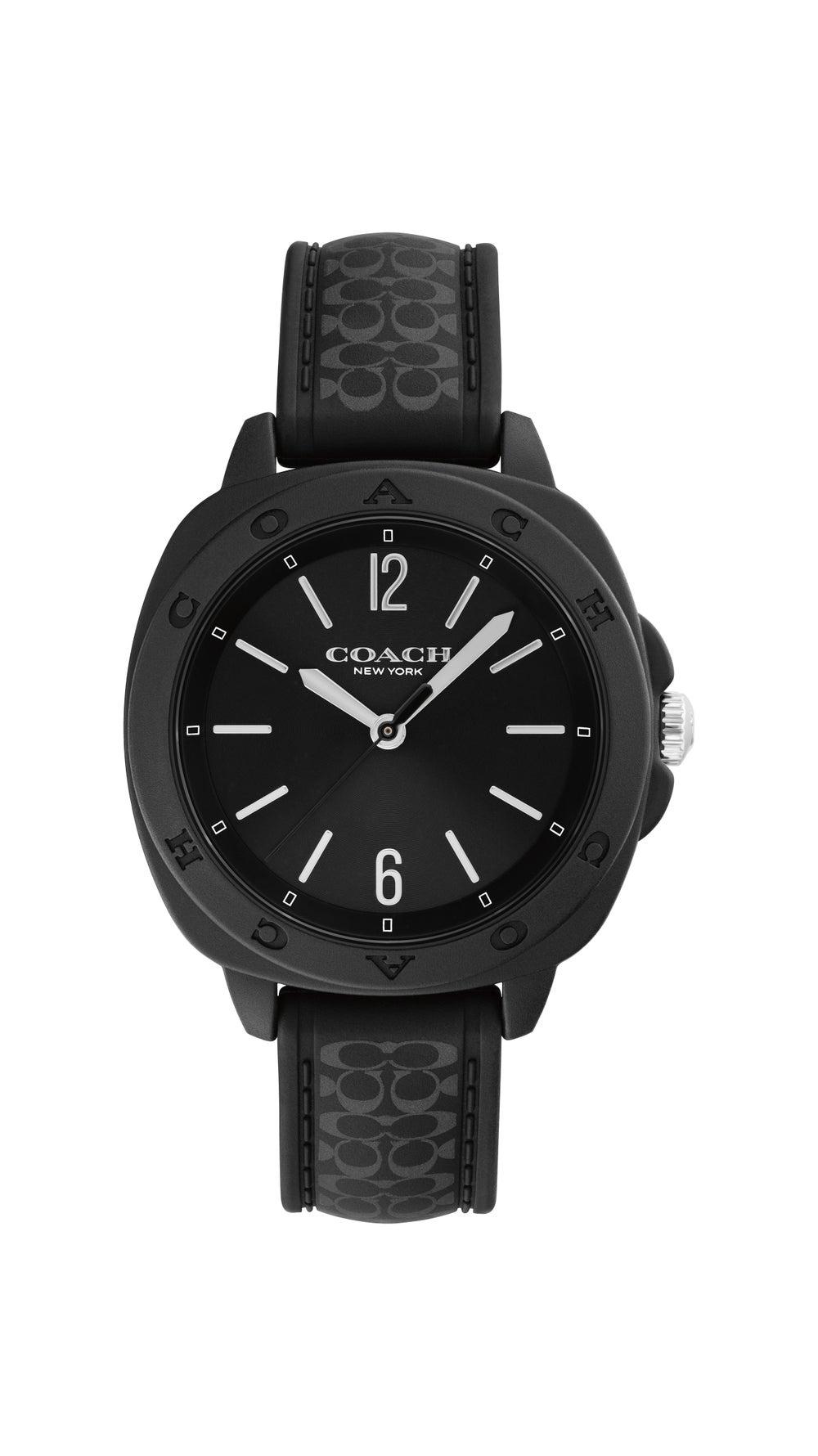 COACH Kitt Analog Silicone Strap Women's Watch - Image 1