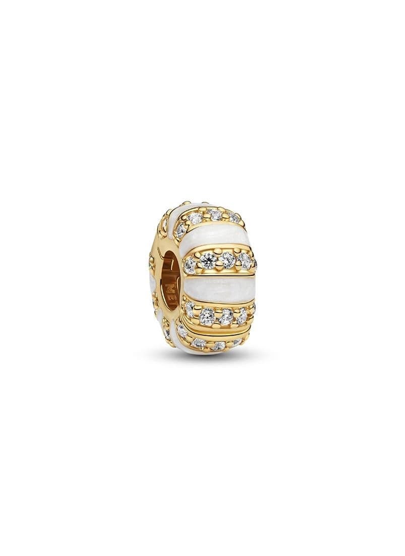 PANDORA 14k Gold-Plated Stones & Enamel Clip Charm - Image 1